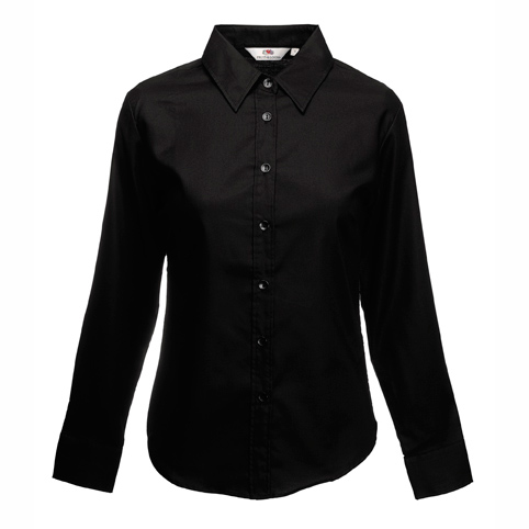 65002-LADY-FIT LONG SLEEVE OXFORD SHIRT